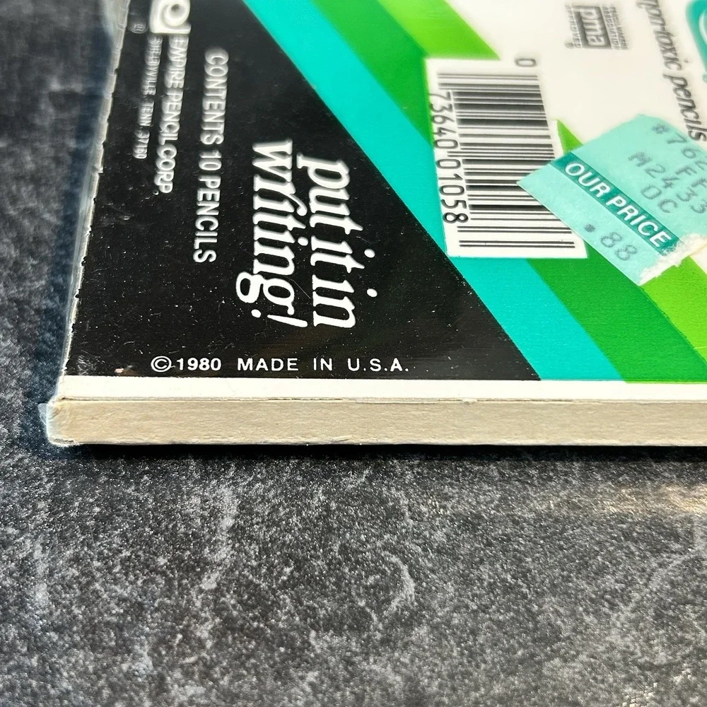 1980 Empire Pencils Non Toxic No‎ 2 Choice Shelbyville TN 10 Pack Sealed